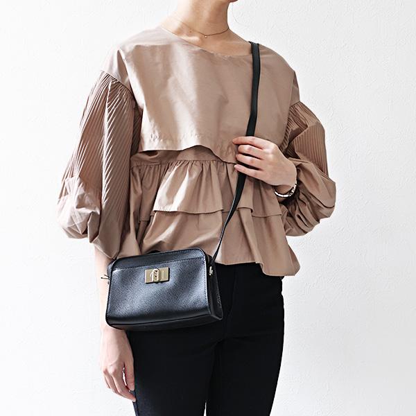 FURLA フルラ 1927 MINI CROSSBODY BAG クロスボディバッグ ショルダーバッグ 鞄 レザー アーチロゴ WB01083 ARE000の画像