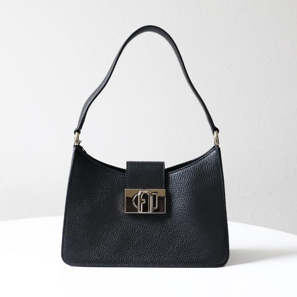 S221　FURLA 　フルラ　レザーハンドバッグ　ブラック フルラ ハンドバッグ レディース ブランド FURLA FURLA 1927 レザー