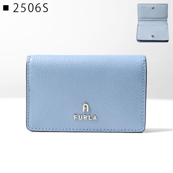 【値下げ中】FURLA フルラ　カードケース　名刺入れ FURLA フルラ CAMELIA BUSINESS CARD CASE カメリア カード