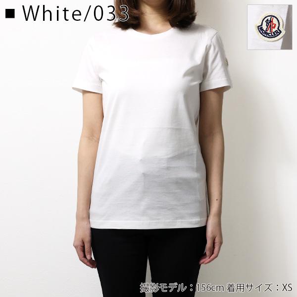 MONCLER モンクレール 半袖 Tシャツ Uネック ロゴ ホワイト S MO5234EM001539_5_l.jpg