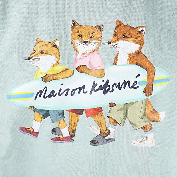 Maison Kitsune メゾンキツネ スウェット　トレーナー サーフィン MAISON KITSUNE（メゾン キツネ） Surfing Foxes Comfort Sweatshirts