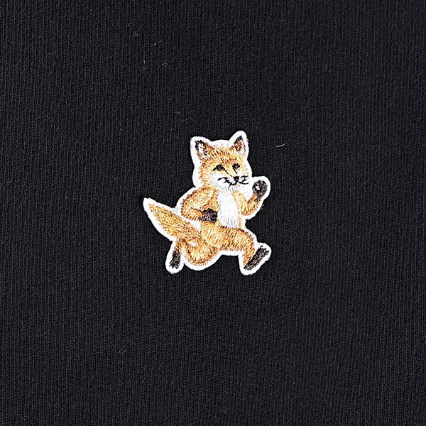 Maison Kitsune メゾンキツネ Speedy Fox Patch Comfort Sweatshirts スウェットシャツ トレーナー 長袖 裏起毛 フォックスパッチ コットン MM00313KM0307