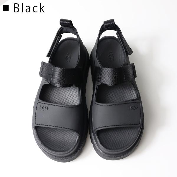 UGG アグ GoldenGlow Sandals ゴールデングロウ ストラップサンダル サンダル 靴 プラットフォーム 厚底 ロゴ レディース 1152685の画像