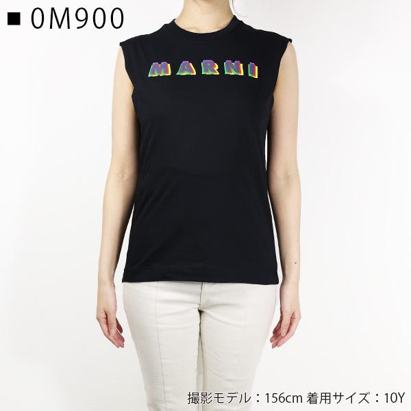 MARNI（マルニ） Rainbow Logo Sleeveless Shirt ノースリーブ クルー