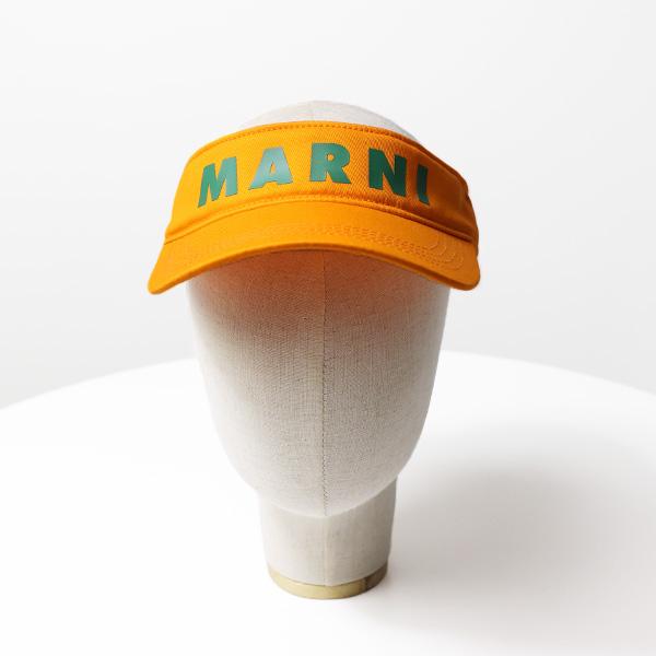 MARNI（マルニ） Logo Sun Visor サンバイザー 帽子 日よけ ロゴ