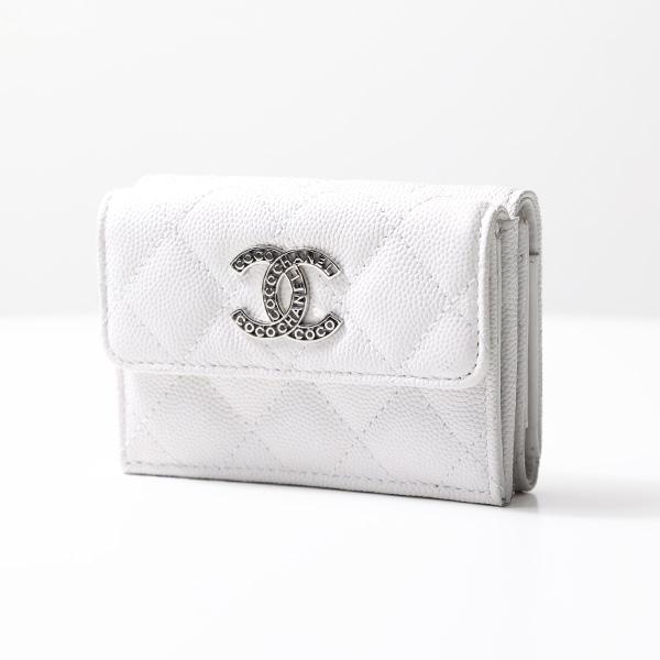 CHANEL シャネル Tri-Fold Small Wallet 三つ折り財布 ミニ財布