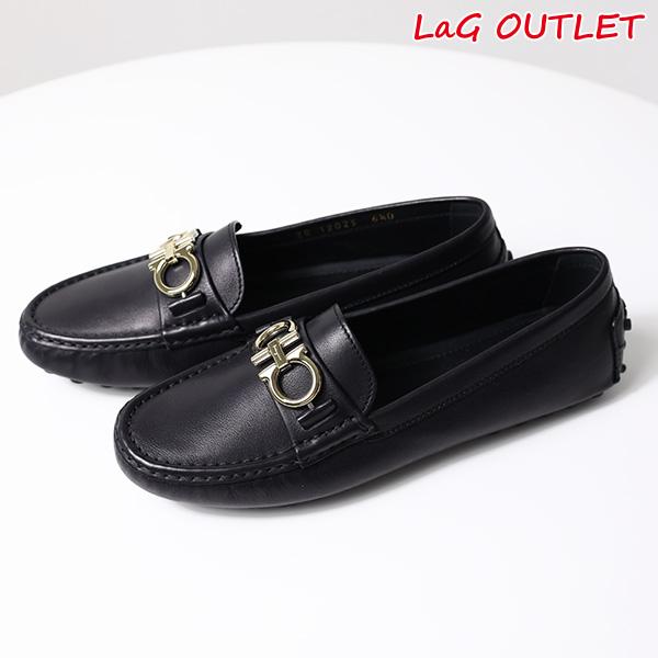 良品❤️ サルヴァトーレ フェラガモ ドライビングシューズ 8 1/2 黒　革靴 FERRAGAMO（フェラガモ） Salvatore Ferragamo サルヴァトーレ