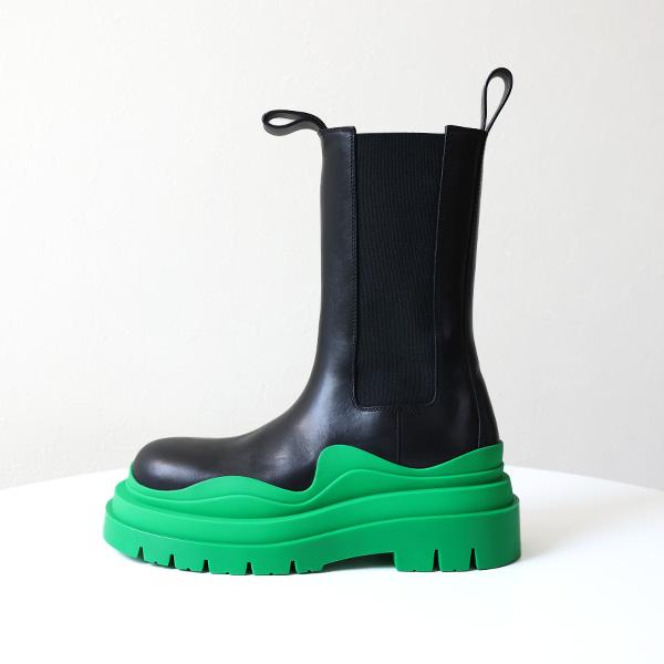 Bottega Veneta ブーツ 38 Bottega Veneta Black Leather Highway Ankle Boots (BOTTEGA