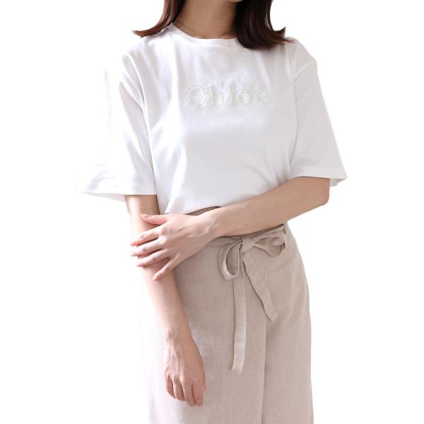 Chloe（クロエ） Logo T-Shirts Tシャツ 半袖 カットソー ロゴT