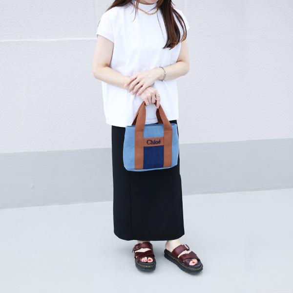 Chloe（クロエ） Corduroy Logo Tote Bag トートバッグ ショルダー