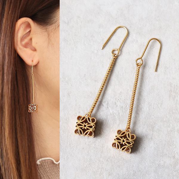LOEWE（ロエベ） Anagram Drop Earrings アナグラム ドロップピアス