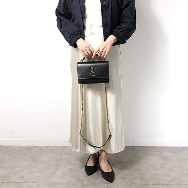 SAINT LAURENT サンローラン Sunset Chain Bag 533026 D422W SAINT LAURENT サンローラン Sunset Chain Bag 533026 D422W