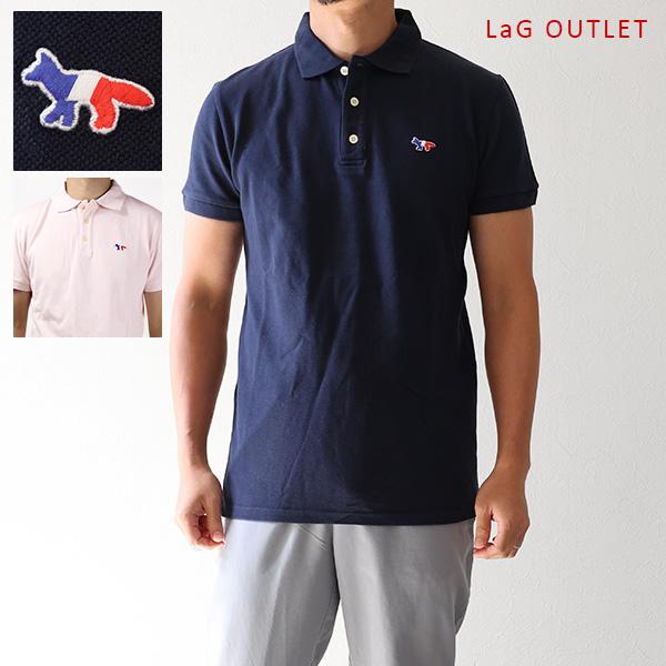 MAISON KITSUNE（メゾン キツネ） Tricolor Fox Patch Polo Shirts