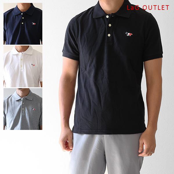 MAISON KITSUNE（メゾン キツネ） Tricolor Fox Patch Polo Shirts
