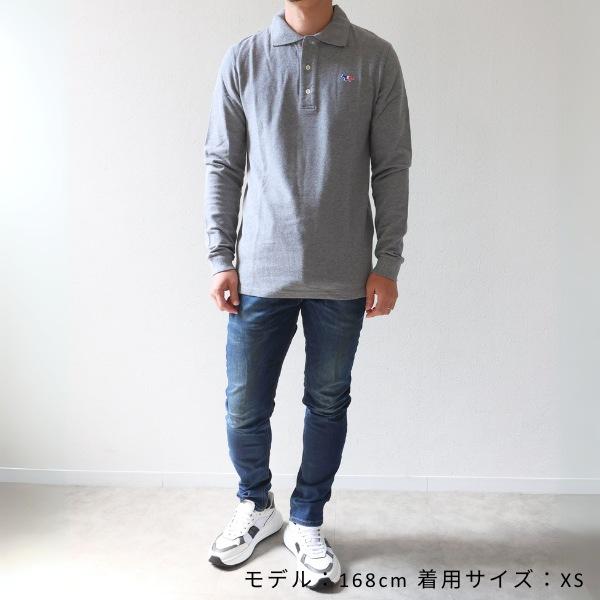 MAISON KITSUNE（メゾン キツネ） Tricolor Fox Patch Long Sleeve