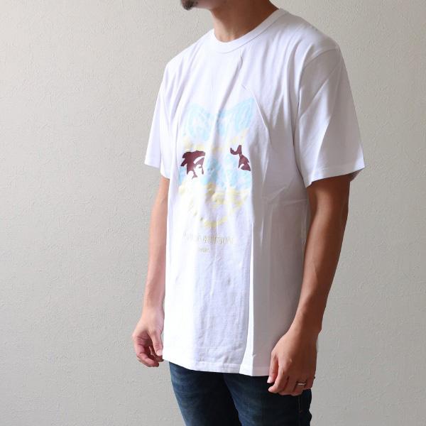 MAISON KITSUNE メゾンキツネ プリントTシャツ JM00168KJ0008 ホワイト XS 楽天市場】MAISON KITSUNE メゾンキツネ メンズ 半袖 Tシャツ tシャツ