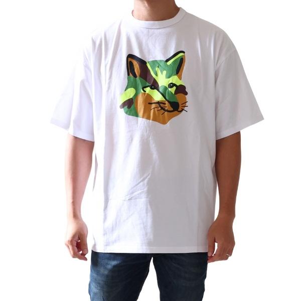 MAISON KITSUNE（メゾン キツネ） Big Neon Fox Oversized T-Shirts