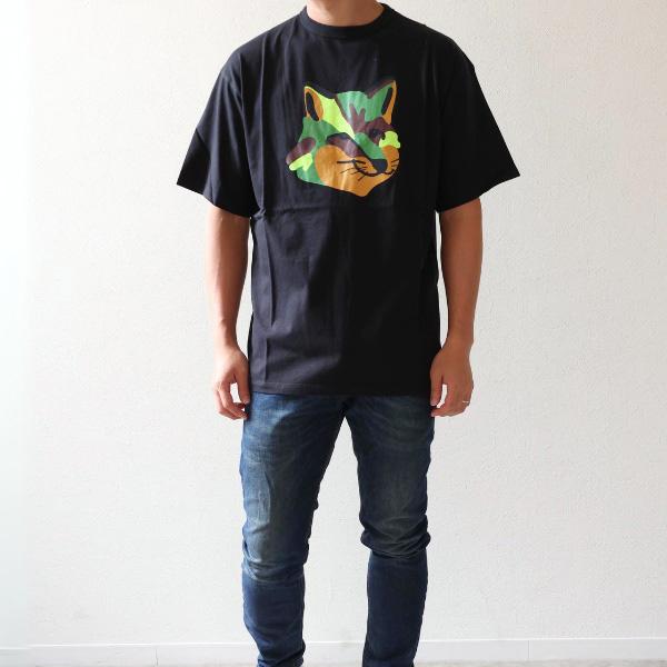 MAISON KITSUNE（メゾン キツネ） Big Neon Fox Oversized T-Shirts