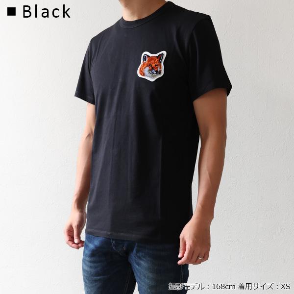 MAISON KITSUNE（メゾン キツネ） Large Velvet Fox Head Patch T
