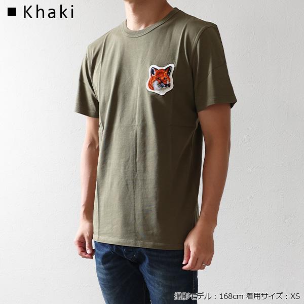 MAISON KITSUNE（メゾン キツネ） Large Velvet Fox Head Patch T