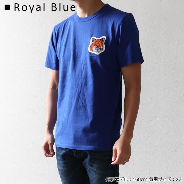 MAISON KITSUNE（メゾン キツネ） Large Velvet Fox Head Patch T