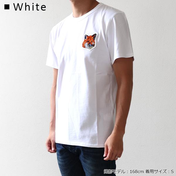 MAISON KITSUNE（メゾン キツネ） Large Velvet Fox Head Patch T