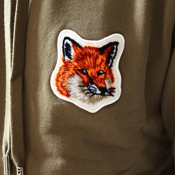 MAISON KITSUNE（メゾン キツネ） Large Velvet Fox Head Patch Hoodie