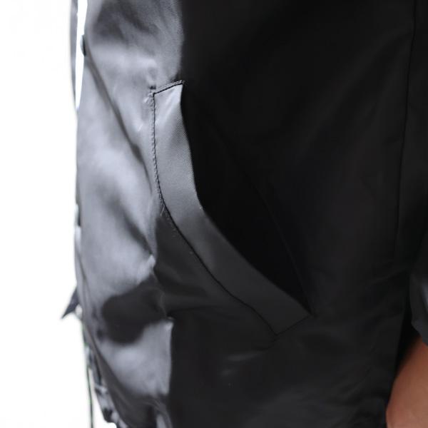 Maison Kitsune メゾンキツネ Large Velvet Fox Head Windbreaker ラージ ベルベットフォックスヘッド パッチ ウィンドブレーカー ブルゾン FU02207WQ0019の画像