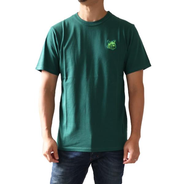 MAISON KITSUNE（メゾン キツネ） Cool-Tone Fox Head Patch T-Shirts