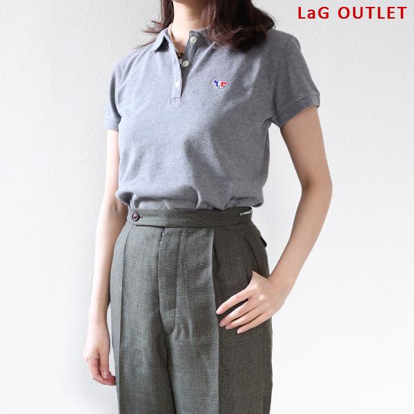 MAISON KITSUNE（メゾン キツネ） Tricolor Fox Patch Polo Shirts