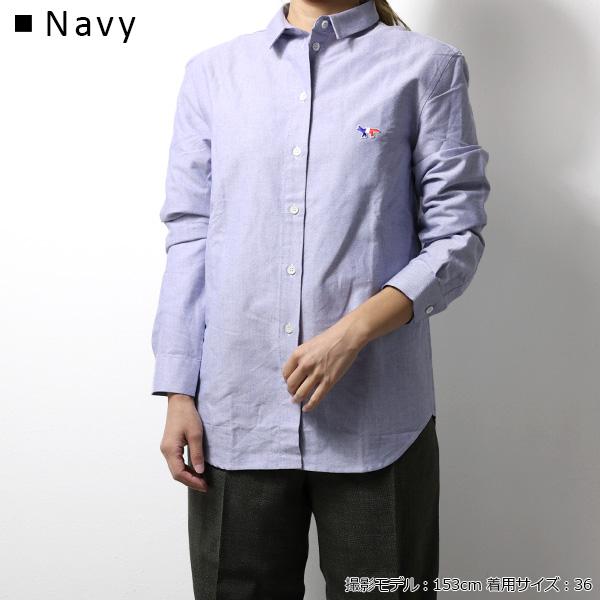 MAISON KITSUNE（メゾン キツネ） Tricolor Fox Patch Shirts