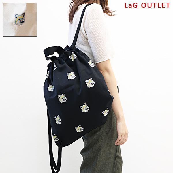 MAISON KITSUNE（メゾン キツネ） All Over Fox Head Eco Backpack