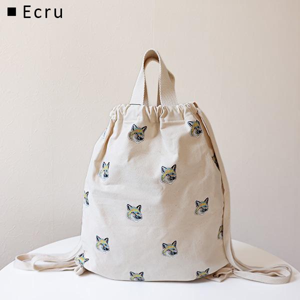 MAISON KITSUNE（メゾン キツネ） All Over Fox Head Eco Backpack 