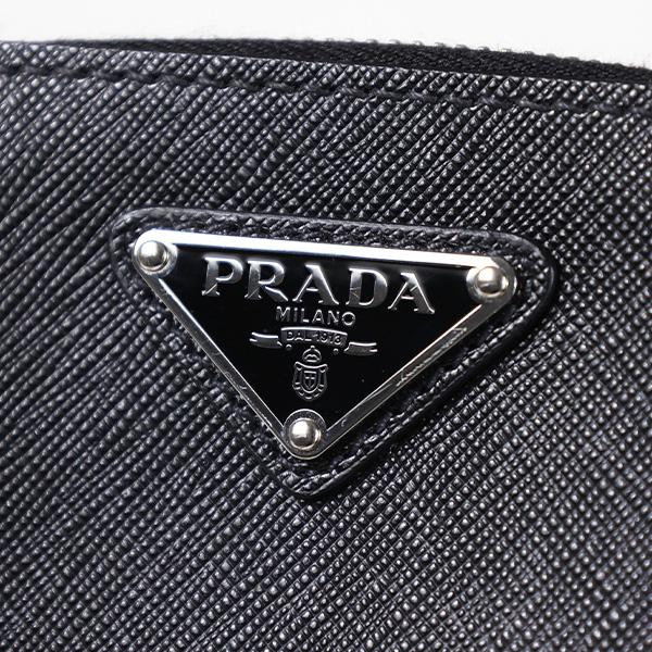 PRADA プラダ ウエストバッグ 2VZ106 サフィアーノレザー F0154 ブラック プラダ ブリック サフィアーノレザー バッグ | PRADA - 日本