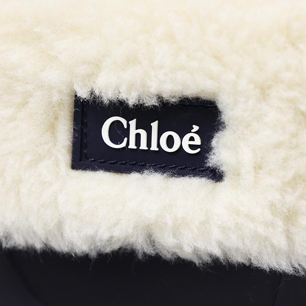 Chloe（クロエ） Logo Fur Rain Boots レインブーツ ロゴ ファー 靴