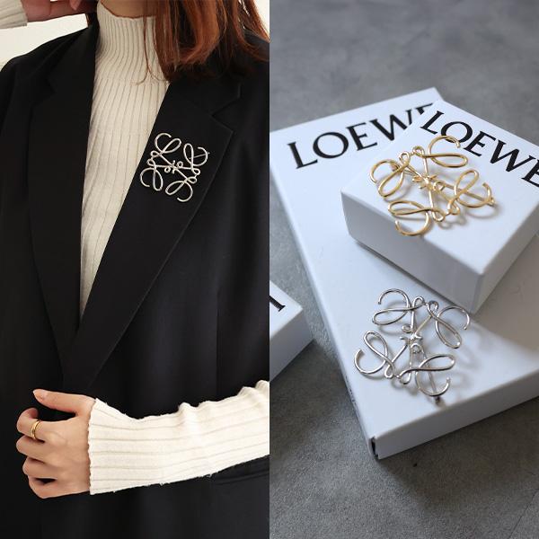 LOEWE アナグラム ブローチ 4色 正規品 LOEWE（ロエベ） Anagram Brooch アナグラム ブローチ アクセサリー