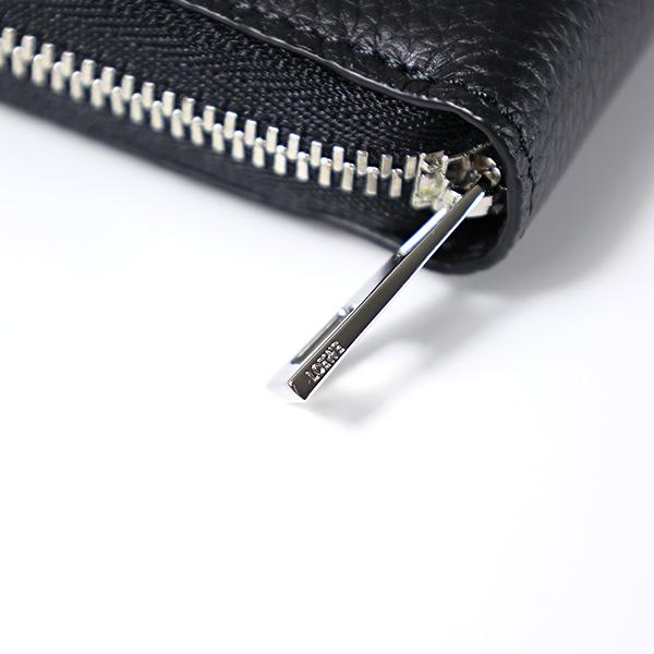 ロエベANAGRAMヒ-ルレザ-ブ-ツBLACK39 LOEWE（ロエベ） 三つ折り財布 Anagram Tri-Fold Wallet アナグラム