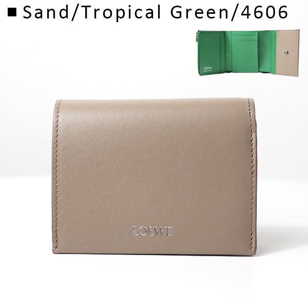 LOEWE ロエベ Logo Tri-Fold Zip Wallet トライフォールド LOEWE ロエベ Logo Tri-Fold Zip Wallet トライフォールド