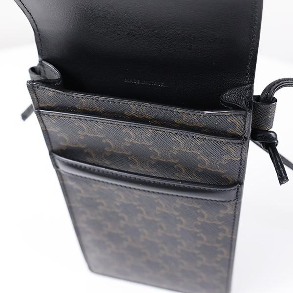 CELINE セリーヌ Phone Pouch フラップ付きモバイルポーチ CELINE セリーヌ Phone Pouch フラップ付きモバイルポーチ