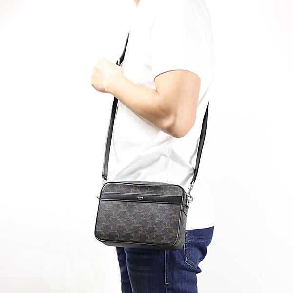 CELINE セリーヌ Triomphe Canvas Small Messenger Bag スモール