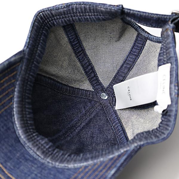 CELINE セリーヌ Denim Baseball Cap デニム ベースボール