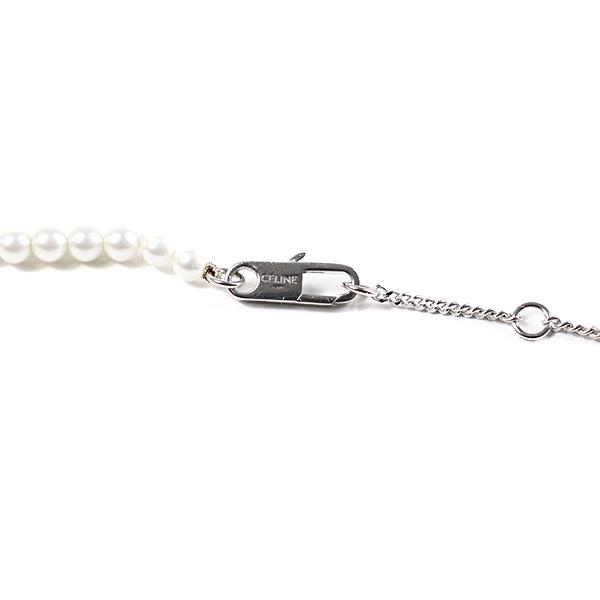 CELINE セリーヌ Grass Pearl Monochroms Necklace ネックレス CELINE セリーヌ Grass Pearl Monochroms Necklace ネックレス