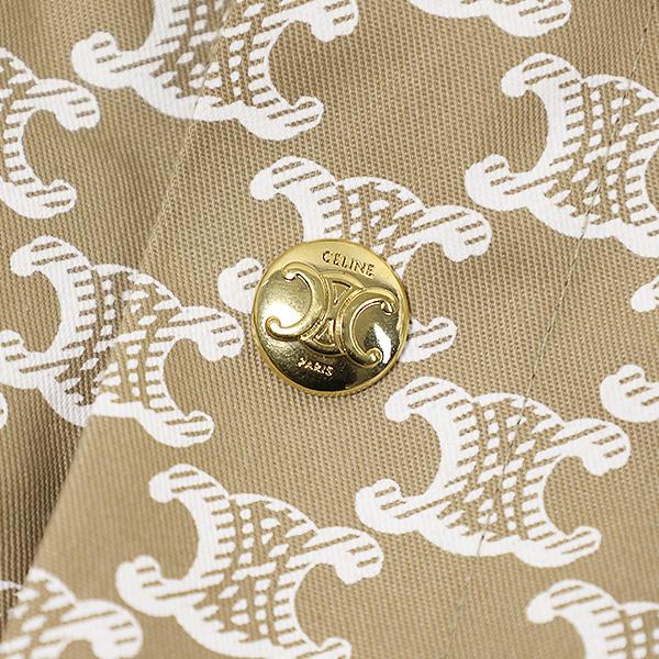 CELINE セリーヌ Triomphe Cropped Shirts クロップドシャツ