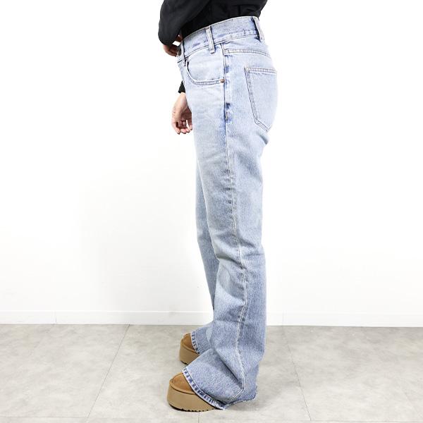 CELINE セリーヌ デニムワイドパンツ ホワイトデニム Jane flared jeans in optic white wash denim - OPTIC WHITE WASH