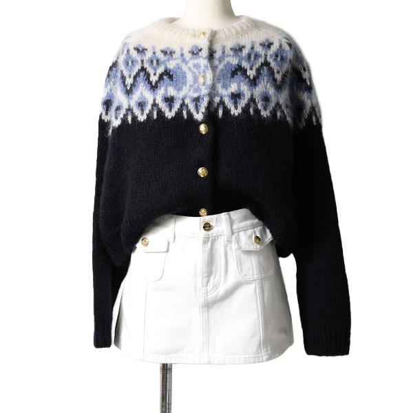 CELINE（セリーヌ） White Wash Denim Mini Skirt ミニスカート デニム