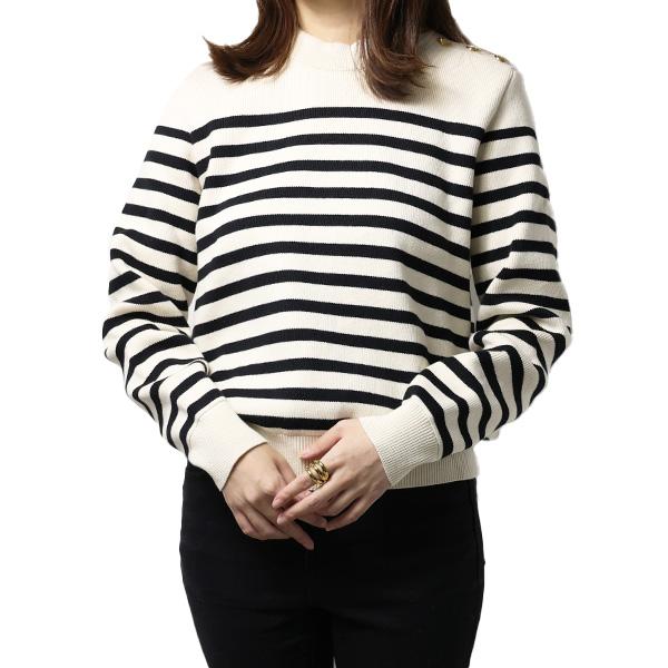 CELINE（セリーヌ） Cotton Crew Neck Mariniere Sweater マリニエール