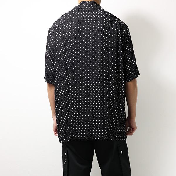 CELINE セリーヌ Hawaiian Shirts プリントビスコース ハワイアンシャツ 半袖 ポケット付き オープンカラー ルーズフィット トップス メンズ 2C946313V 38CEの画像