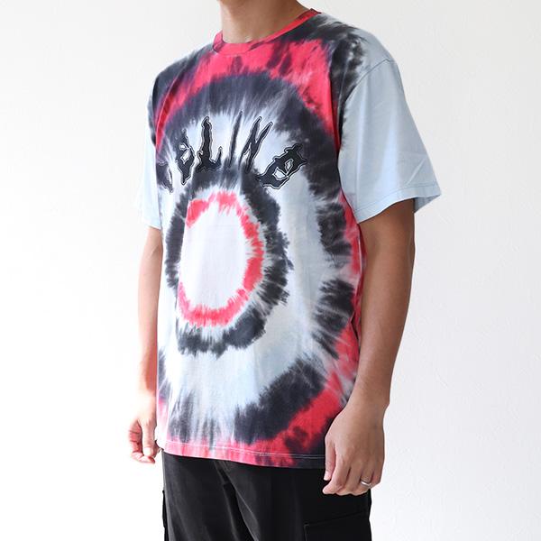CELINE セリーヌ Tie-Dye Loose T-Shirts ルーズTシャツ タイダイ Tシャツ 半袖 ロゴT カットソー クルーネック トップス コットン メンズ 2X65M871W 01RAの画像