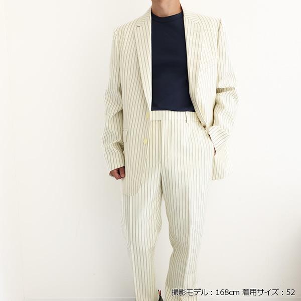 CELINE セリーヌ Striped Wool Classic Jacket ストライプウール