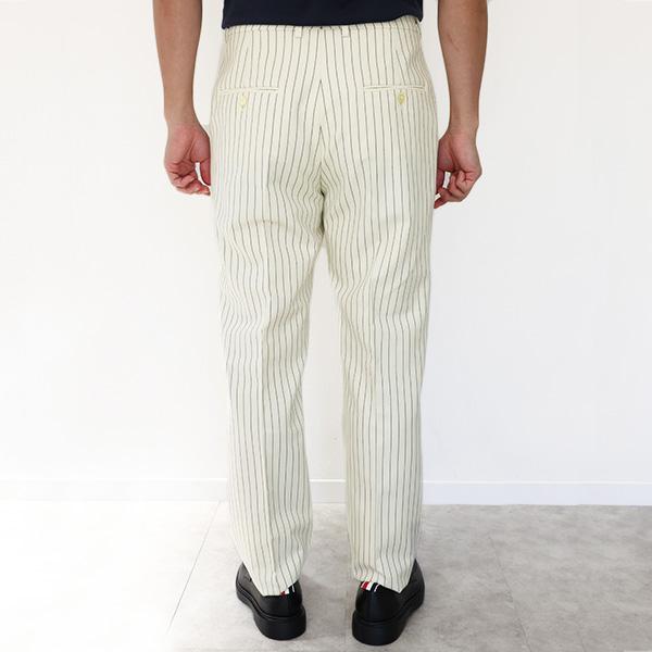 CELINE セリーヌ Striped Wool Classic Pants ストライプウール クラシックパンツ ミッドライズ フレアレッグ ウール ロングパンツ ボトムス 2P171098N 60EBの画像